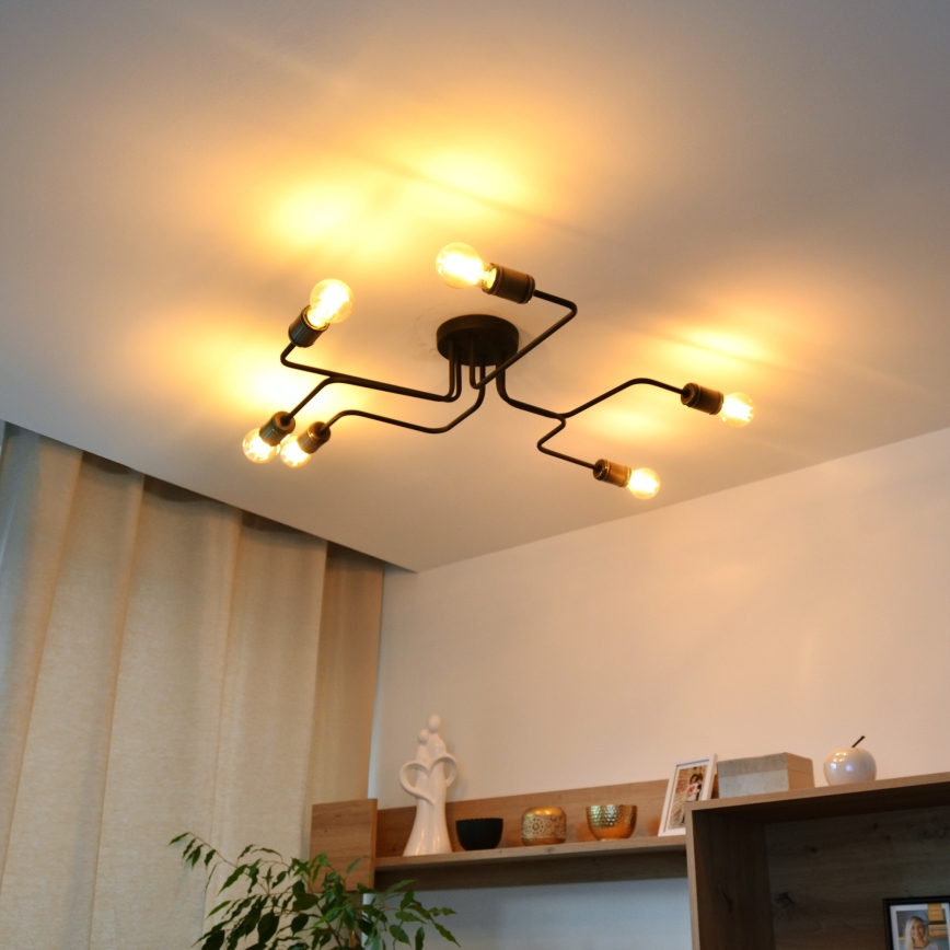 LED-Aufbauleuchte TUBE 6xE27/15W/230V