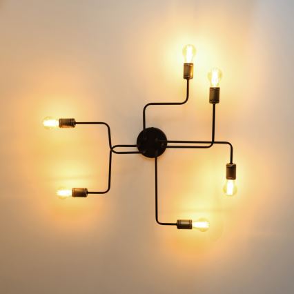 LED-Aufbauleuchte TUBE 6xE27/15W/230V