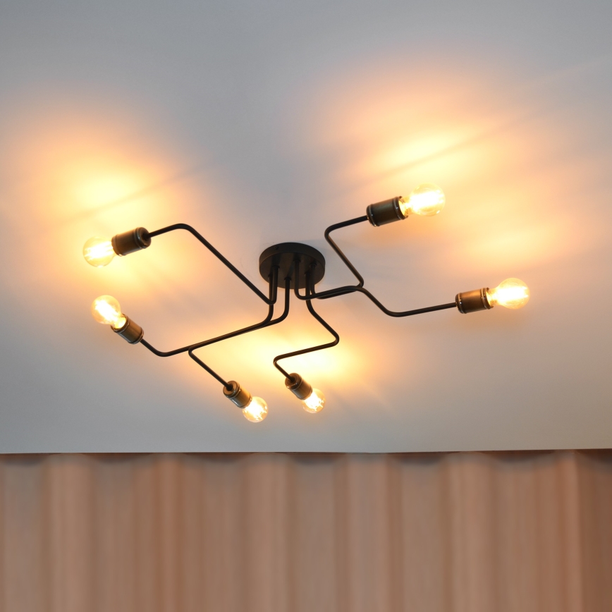 LED-Aufbauleuchte TUBE 6xE27/15W/230V