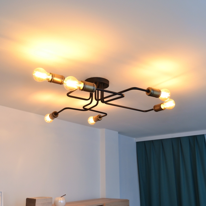 LED-Aufbauleuchte TUBE 6xE27/15W/230V