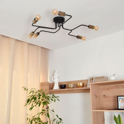 LED-Aufbauleuchte TUBE 6xE27/15W/230V