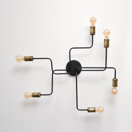 LED-Aufbauleuchte TUBE 6xE27/15W/230V