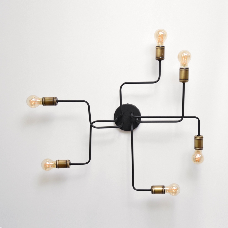 LED-Aufbauleuchte TUBE 6xE27/15W/230V