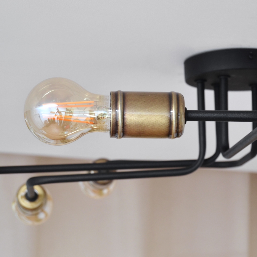 LED-Aufbauleuchte TUBE 6xE27/15W/230V