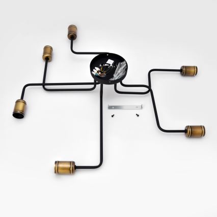 LED-Aufbauleuchte TUBE 6xE27/15W/230V