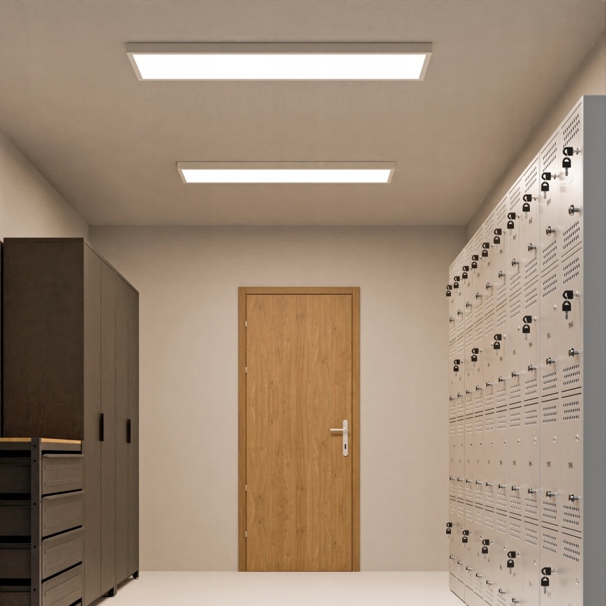 LED-Aufbaupanel LED/60W/230V 30x120 cm weiß