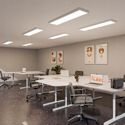 LED-Aufbaupanel LED/60W/230V 30x120 cm weiß