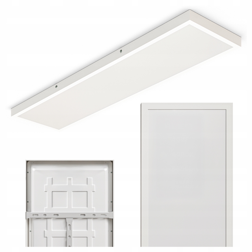 LED-Aufbaupanel LED/60W/230V 30x120 cm weiß