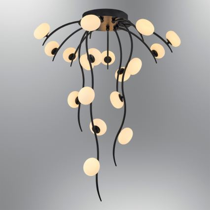 LED-Aufgesetzte Deckenleuchte GELA 18xLED/3W/230V 3000K schwarz