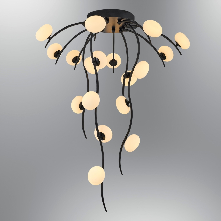 LED-Aufgesetzte Deckenleuchte GELA 18xLED/3W/230V 3000K schwarz