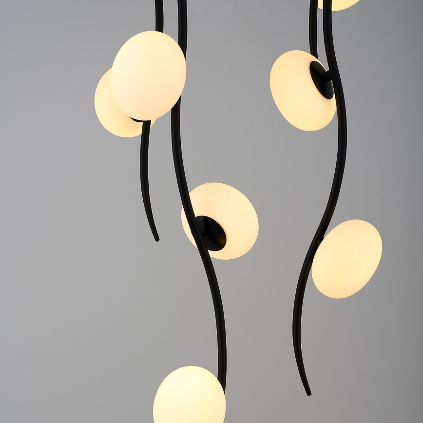 LED-Aufgesetzte Deckenleuchte GELA 18xLED/3W/230V 3000K schwarz