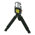 LED Aufladbar multifunktionell Taschenlampe mit Gestell LED/USB-C 400 mAh