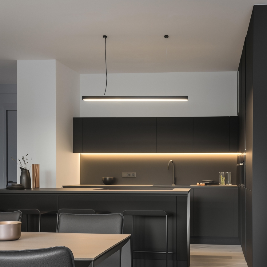 LED-Aufputz-Hängeleuchte CYNIDECO LED/12W/230V 4000K schwarz