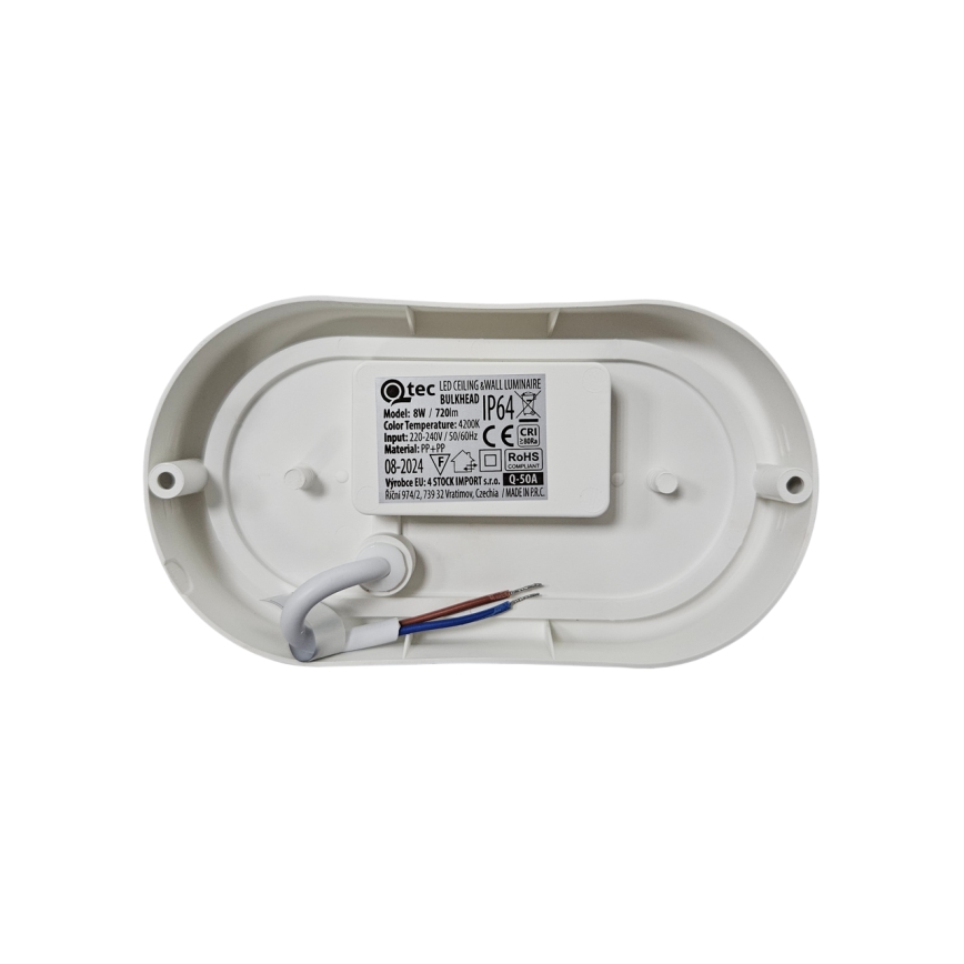 LED Außen-Deckenleuchte LED/8W/230V 4200K IP64 weiß