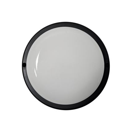 LED Außen-Deckenleuchte LED/8W/230V 4200K Ø 14 cm IP64 schwarz