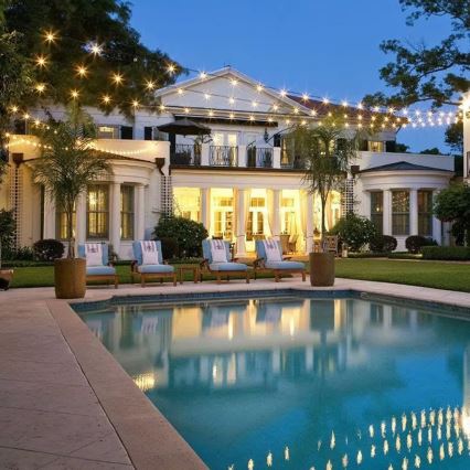 LED Außen-Dekorationskette 20xE27/1W/230V 10 m IP65 schwarz