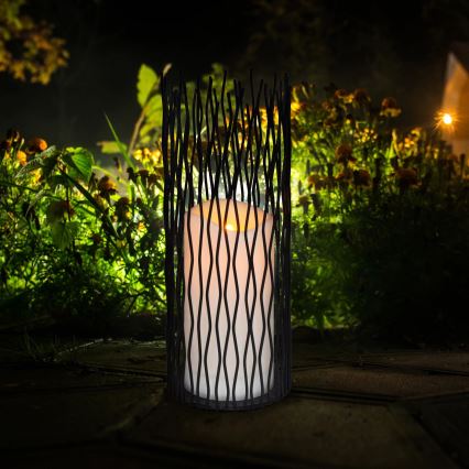 LED Außen-Dekorationsleuchte NYBORG LED/2xAA 35 cm IP44 warmweiß