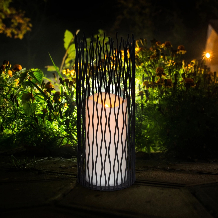 LED Außen-Dekorationsleuchte NYBORG LED/2xAA 35 cm IP44 warmweiß