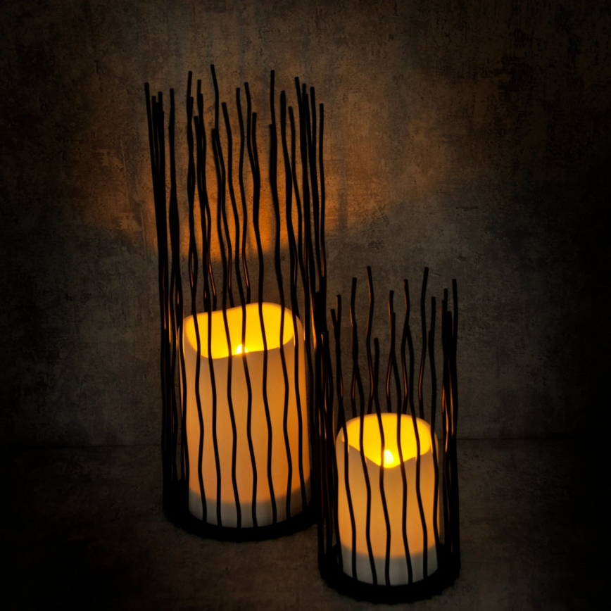 LED Außen-Dekorationsleuchte NYBORG LED/2xAA 35 cm IP44 warmweiß