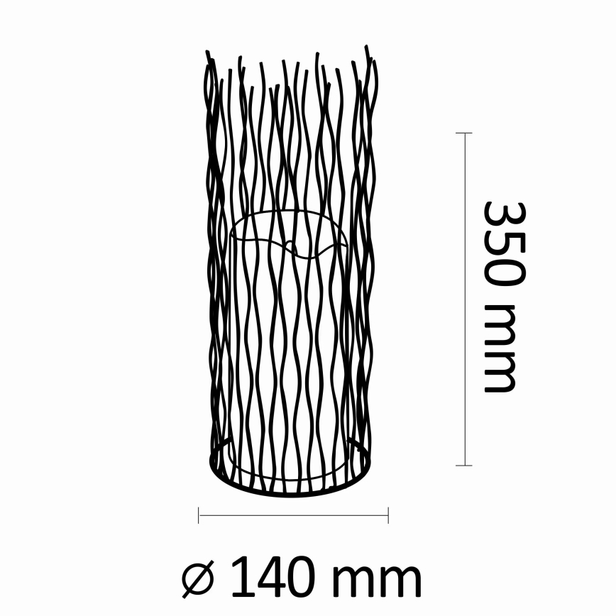 LED Außen-Dekorationsleuchte NYBORG LED/2xAA 35 cm IP44 warmweiß