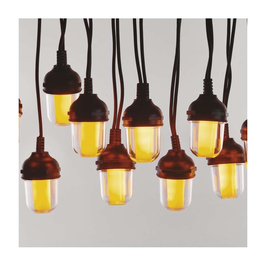 LED-Außen-Dekorationslichterkette 100xLED/9,5m IP44