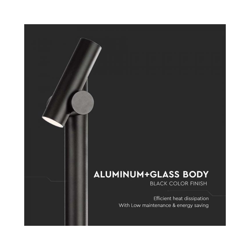 LED Außen-Flexlampe LED/4W/230V 4000K IP44 100 cm schwarz