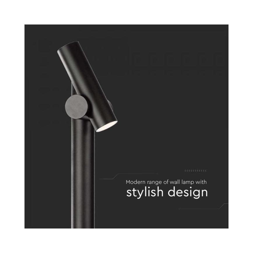 LED Außen-Flexlampe LED/4W/230V 3000K IP44 100 cm schwarz