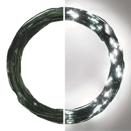 LED-Außen-Lichterkette, 150 LEDs, 20 m, IP44, kaltweiß