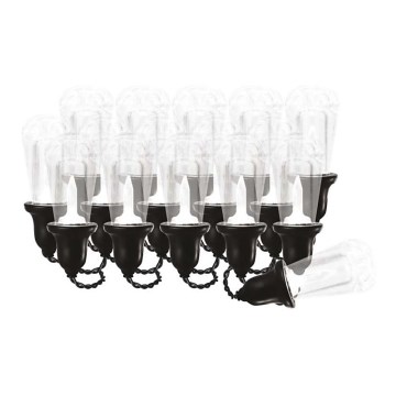 LED Außen-Lichterkette 16xLED 8,6 m IP44 kaltweiß