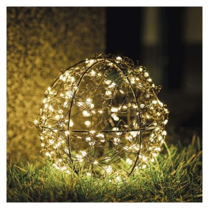 LED-Außen-Lichterkette 200xLED 5 m IP44 warmweiß
