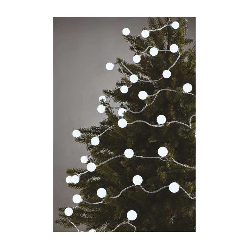 LED-Außen-Lichterkette – 40 LEDs, 9 m, IP44, kaltweiß