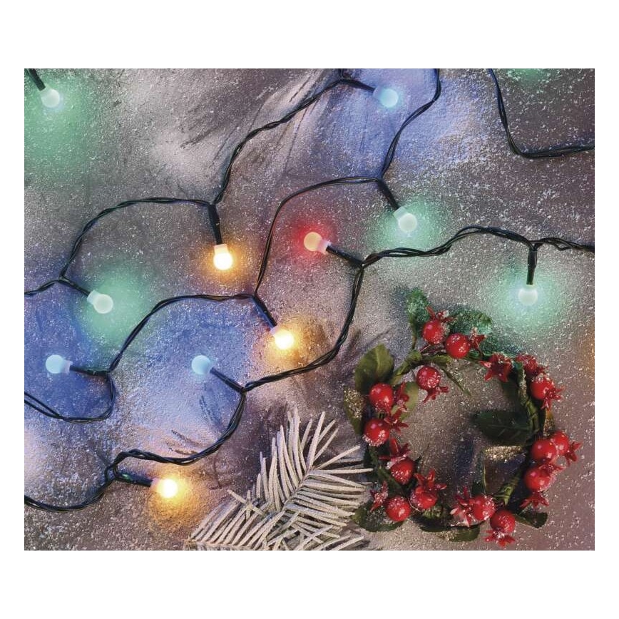 LED-Außen-Lichterkette 480 LEDs/53 m IP44 mehrfarbig