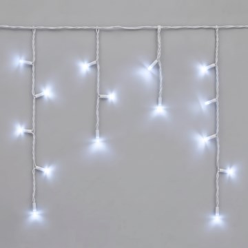 LED-Außen-Lichterkette 50xLED/3x0,4m IP44 kaltweiß