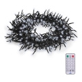 LED Außen-Lichterkette 576xLED/8 Funktionen 8 m IP44 kaltweiß + Fernbedienung
