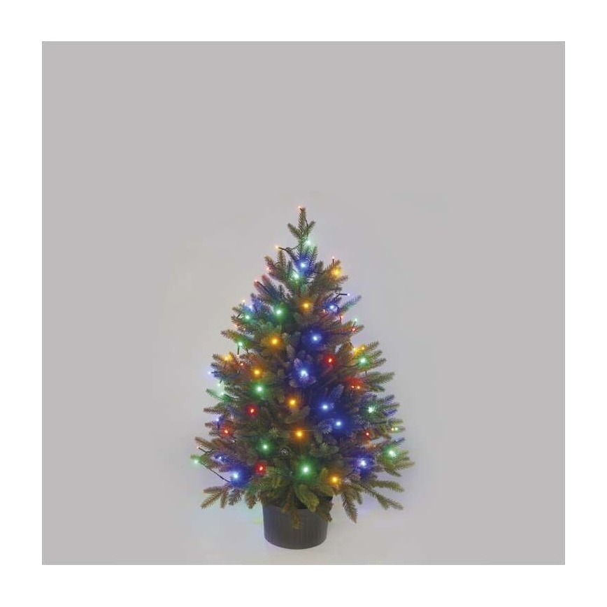 LED-Außen-Lichterkette 80 LEDs / 13 m, IP44, mehrfarbig