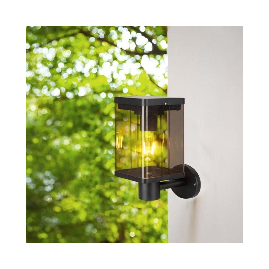 LED Außen-Solar-Wandleuchte mit Sensor LED/2,5W/3,7V 3000K IP54 2000 mAh