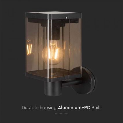 LED Außen-Solar-Wandleuchte mit Sensor LED/2,5W/3,7V 3000K IP54 2000 mAh