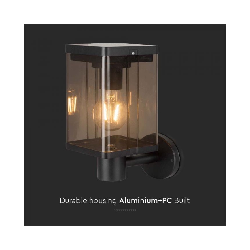 LED Außen-Solar-Wandleuchte mit Sensor LED/2,5W/3,7V 3000K IP54 2000 mAh