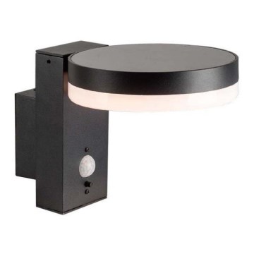 LED Außen-Solar-Wandleuchte mit Sensor LED/5,5W/3,7V 3000K IP54 2000 mAh