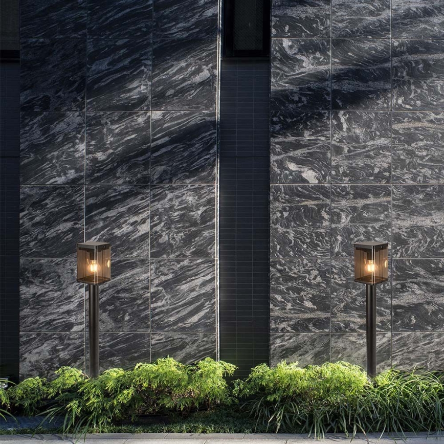 LED Außen-Solarleuchte mit Sensor LED/2,5W/3,7V 3000K IP54 2000 mAh Schwarz