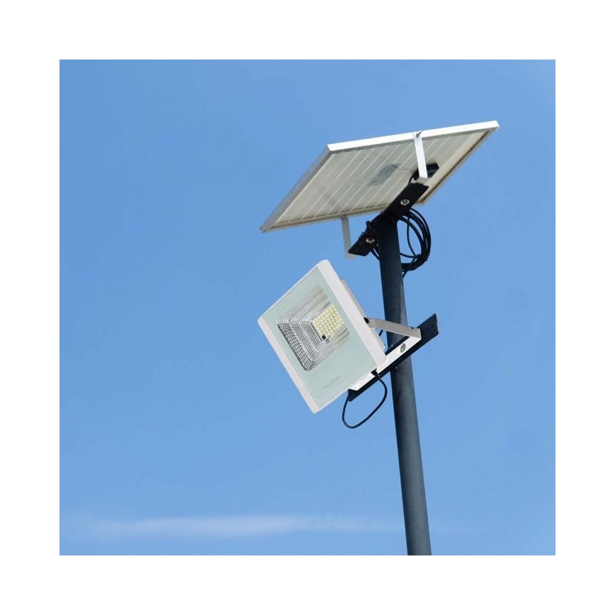 LED Außen-Solarstrahler LED/12W/3,2V IP65 6400K 20000 mAh + Fernbedienung