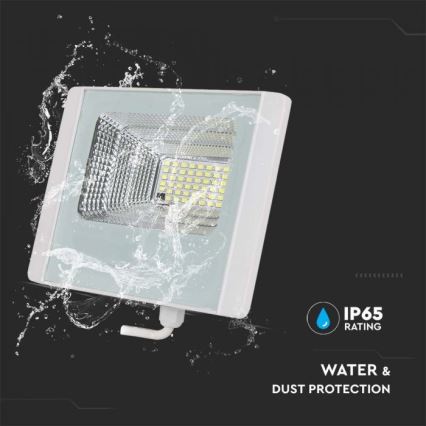 LED Außen-Solarstrahler LED/12W/3,2V IP65 6400K 20000 mAh + Fernbedienung