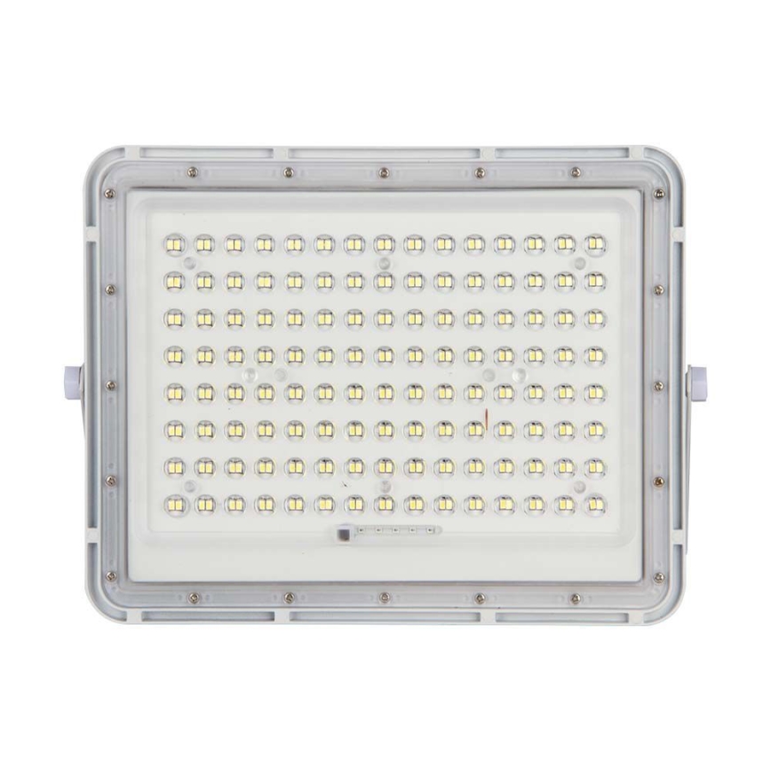LED Außen-Solarstrahler LED/20W/3,2V 4000K Weiß IP65 + Fernbedienung