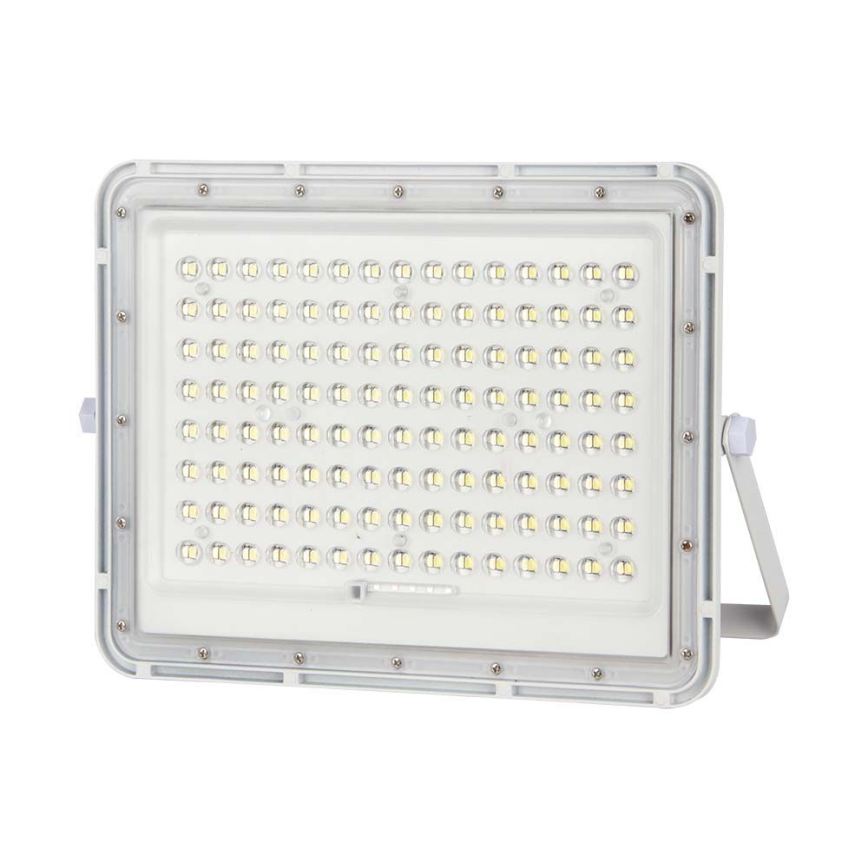 LED Außen-Solarstrahler LED/20W/3,2V 4000K Weiß IP65 + Fernbedienung