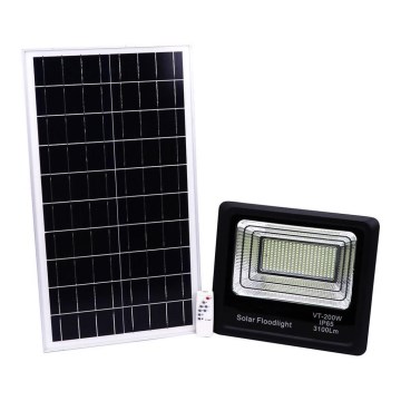 LED Außen-Solarstrahler LED/40W/10V IP65 6000K 20000 mAh + Fernbedienung