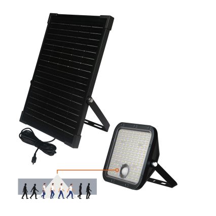 LED Außen-Solarstrahler mit Sensor LED/30W/6,4V IP65 3000/4000K 6000 mAh + Fernbedienung