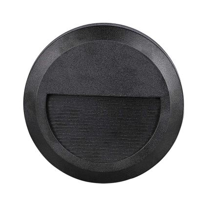 LED Außen-Treppenleuchte LED/2W/230V IP65 3000K Schwarz