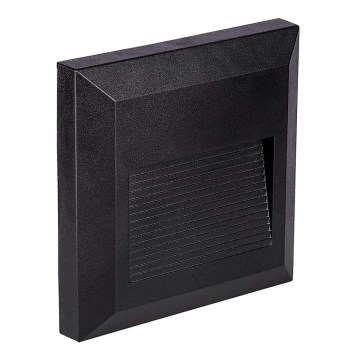 LED Außen-Treppenleuchte LED/2W/230V IP65 3000K Schwarz