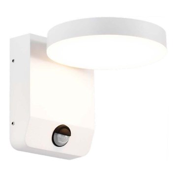 LED Außen-Wandlampe flexibel mit Sensor LED/17W/230V IP65 3000K Weiß