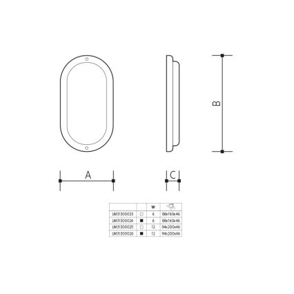 LED Außen-Wandleuchte LED/12W/230V IP54 weiß